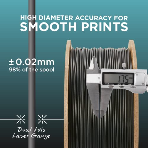 Polymaker PolyLite PLA Filament 1.75mm 1kg Black H626