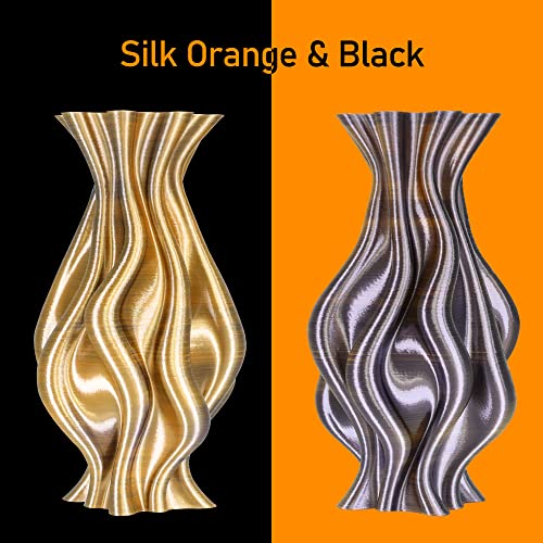 MIKA3D Bicolor Silk PLA 3D Printer Filament Bundle, 1.75mm, 6 Spools V5573