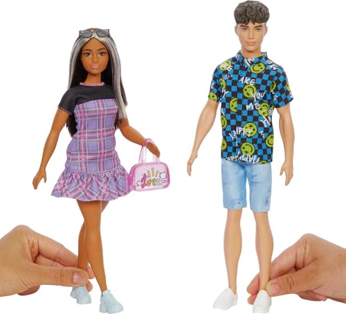Barbie & Ken Fashions 2-Pack Clothing & Accessories Set for Dolls N36032