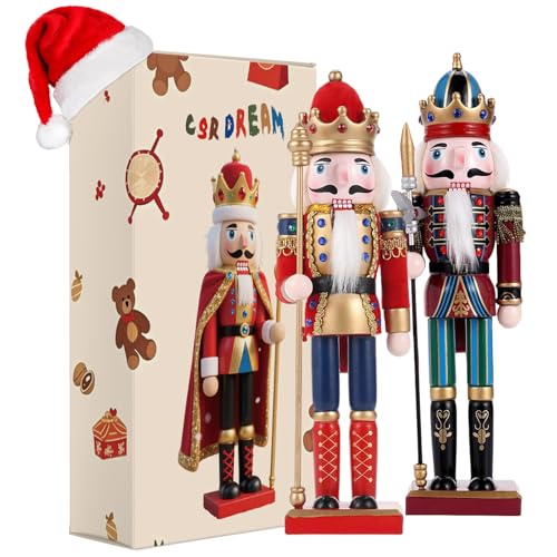 11.8 Inch Wooden Nutcracker Christmas Decor T403