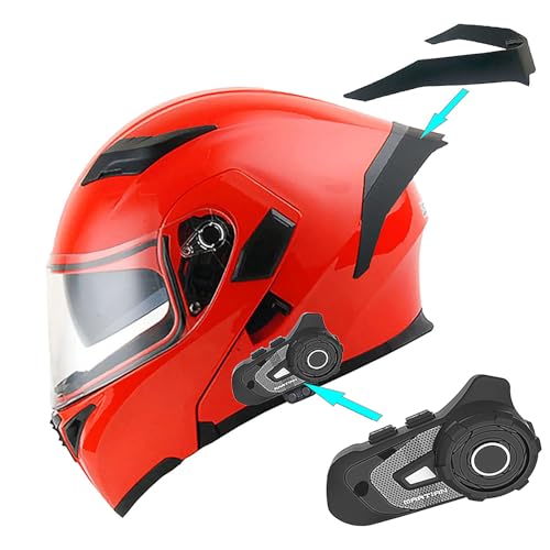 1Storm HB89 Modular Full Face Helmet Flip Up Dual Visor Z122535