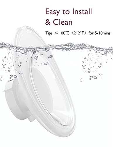 Momcozy M5 Hands-Free Wearable Breast Pump, Double-Sealed Flange, 3 Modes & 9 Suction Levels, 24mm, 2-Pack Quill Gray Z371714