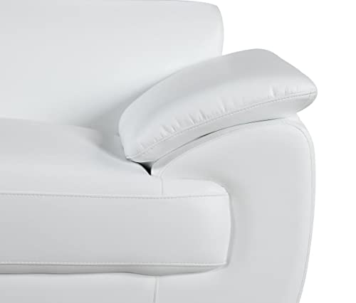 Veal Collection Leather Upholstered Modern Living Room Chair R216957