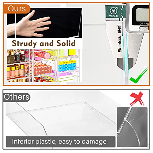 Acrylic Makeup Organizer with 19 Drawers, 4 Pack Clear Storage B90209