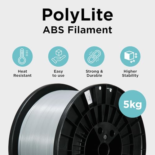 Polymaker PolyLite ABS Filament 1.75mm Black, 1kg F638424