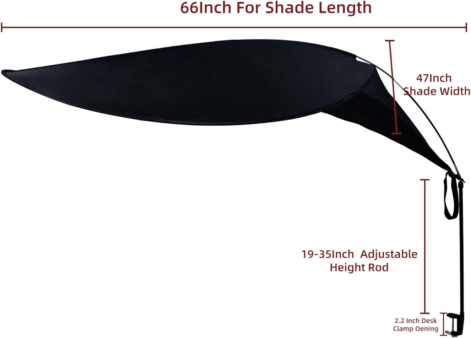 47" Round Office Light Cover and Desk Shade Y48395