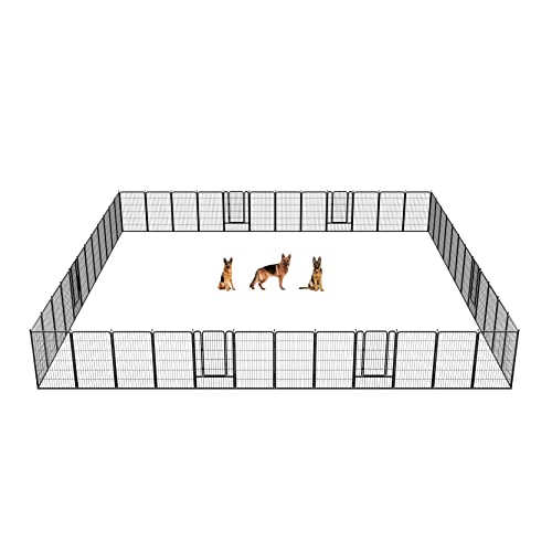 FXW Rollick Dog Playpen 32 Inch 16 Panels for Small and Medium Dogs E405995