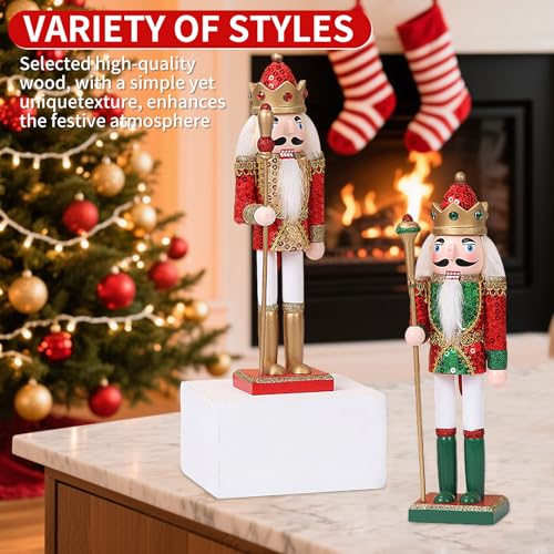 11.8 Inch Wooden Nutcracker Christmas Decor T403