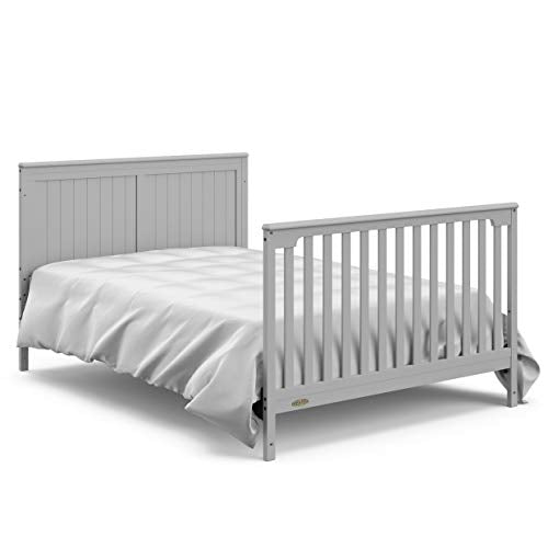 Graco Hadley 5-in-1 Convertible Crib with Drawer (White) M674