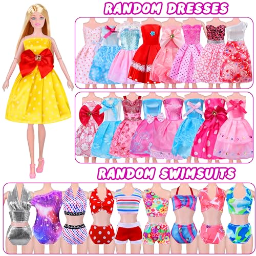 342 Pcs Doll Clothes and Accessories Playset for Girls G903