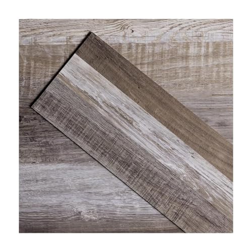 ATOPOSE Peel and Stick Vinyl Flooring 36pcs 6"×36" Wood Effect Waterproof D74600