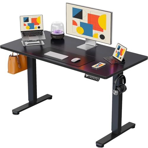 ErGear Height Adjustable Electric Standing Desk 48 x 24 Inches, Walnut S608