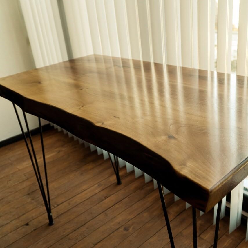 Walnut Live Edge Wood Table 30" x 60" Y401