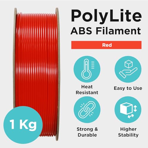 Polymaker PolyLite ABS Filament 1.75mm Black, 1kg F638424