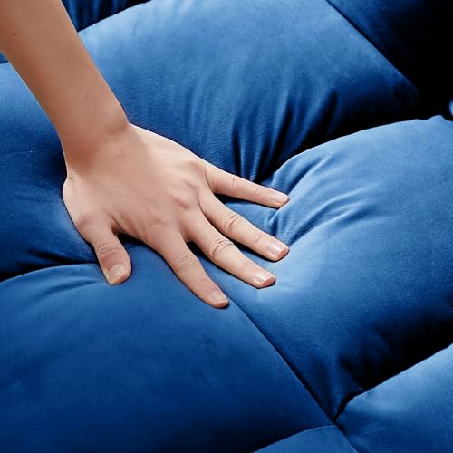 3-in-1 Convertible Velvet Sofa Bed with Adjustable Back, Storage Bag and Pillow G466