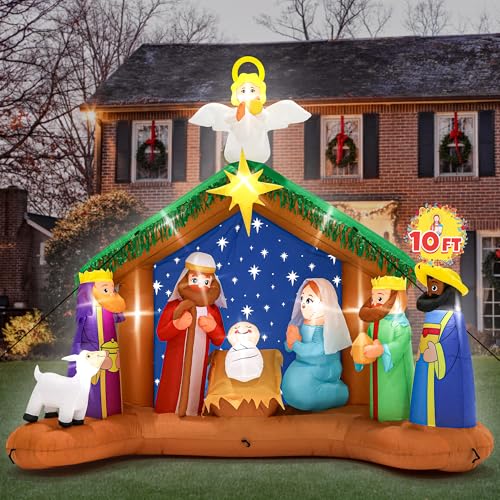 16FT Christmas Inflatable Snowman with LED Lights Outdoor Yard Decor N561071
