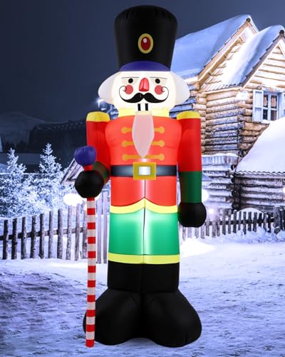 Christmas Inflatable Snowman with Penguin Yard Decoration with LED Lights K4000