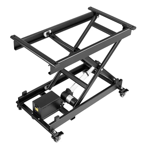 VEVOR Electric Lift Table 330 lbs Capacity, Height Adjustable, Black Y3219