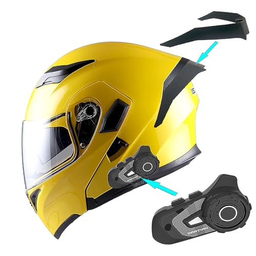 1Storm HB89 Modular Full Face Helmet Flip Up Dual Visor Z122535