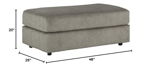 Signature Design by Ashley Soletren Chenille Ottoman, Gray F14765