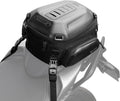 HUNTVP Motorcycle Tail Bag Waterproof, 12L-18L Expandable Motorcycle Rear Seat Luggage Bags with Rain Cover, Motorcycle Helmet Bags Motorbike Backpack, Black