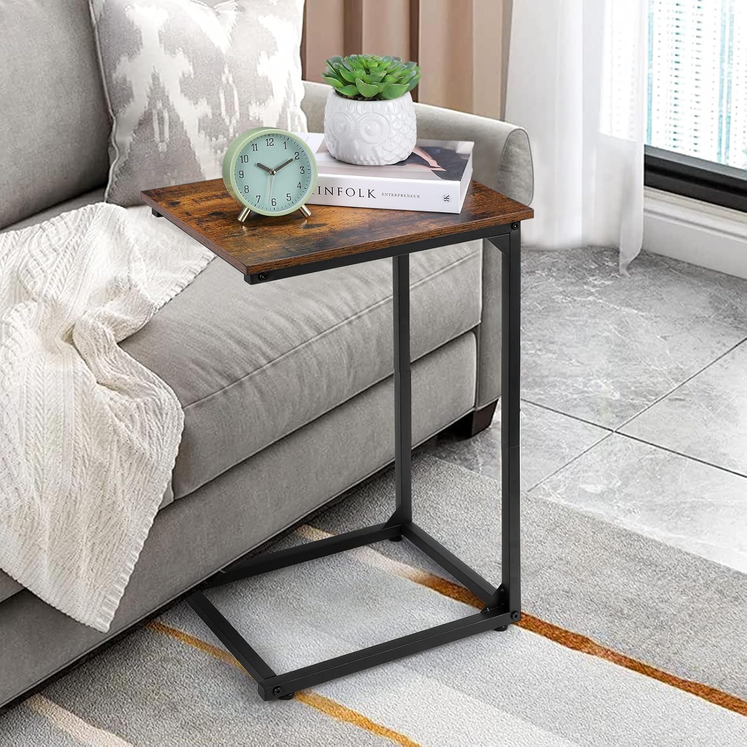 C Shaped Side Table Set of 2 for Living Room H80542