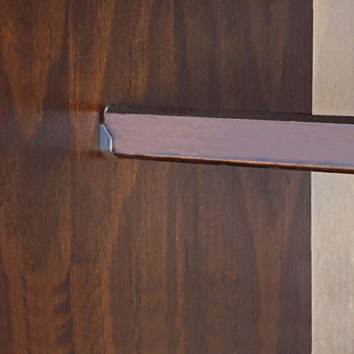 Palace Imports Solid Wood Grand Armoire Wardrobe Closet, Java A359437