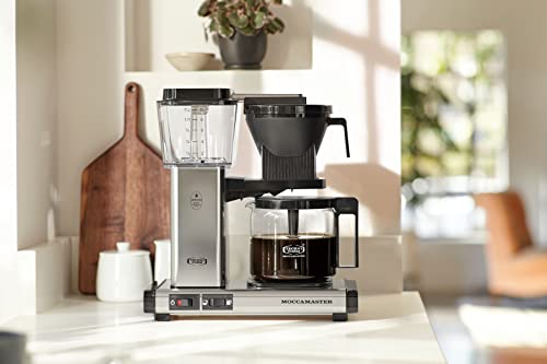 Technivorm Moccamaster 53941 KBGV Select 10-Cup Coffee Maker, Polished Silver G3553