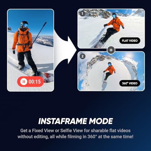 Insta360 X5 Waterproof 8K 360° Action Camera Bundle L36679