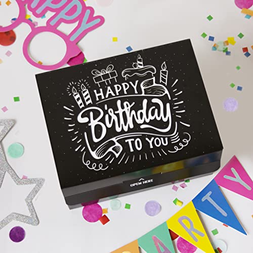 FETTIPOP Merry Christmas Exploding Confetti Gift Box, Pop Up Surprise, Prank Gift Wrapping Idea E58876
