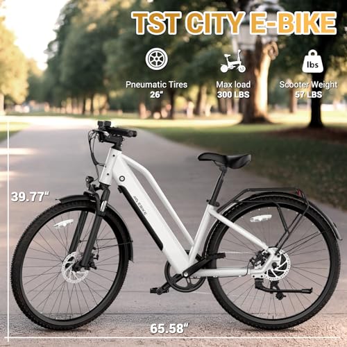 Electric Bike for Adults, 26" Tire, 500W Motor, 40 Miles Range U7560